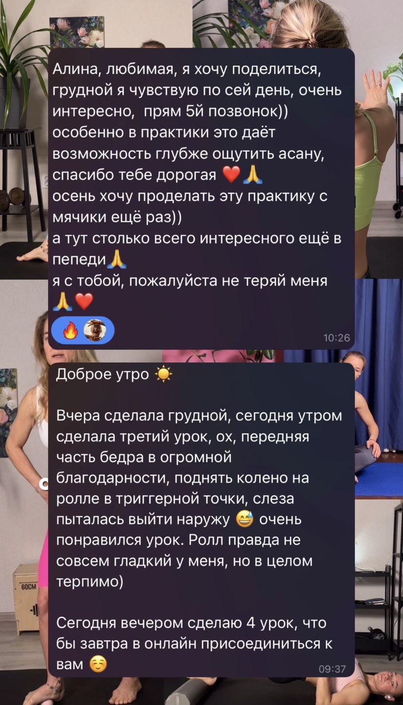 Скриншот переписки с ученицей 2